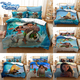 thumbnail image 2 of Disney-Juego de ropa de cama de dibujos animados para niños, funda de edredón, edredón, funda de almohada, regalo para niños, 2 of 5