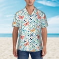 thumbnail image 6 of Picia Butterflies Gentle Cotton Regular Fit Short Sleeve Casual Hawaiian Shirt for Men-XX-Large, 6 of 9