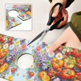 thumbnail image 6 of Yayeee Faucet Mat for Kitchen Sink 14.7" Diatomite Long Splash Guard Pad, Purple Floral Tomatoes, 2 Pack, 6 of 7