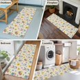 thumbnail image 5 of Runner Rugs 2x6 Ft, Easter Non Slip Area Rugs for Kitchen Bedroom Entryway, Spring Watercolor Bunny Eggs Flowers Beige Washable Carpet Runner Rug Floor Mats for Bedroom Home Decor, 5 of 8