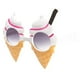 thumbnail image 5 of 2xNovelty Gafas De Sol Con Forma De Cono De Helado Gafas Divertidas Para Fiestas Disfraz Prop Sunnimix traje de gafas de sol novedoso, 5 of 7