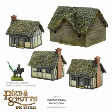 Pike and Shotte Epic Battles - Thatched Hamlet Scenery Pack