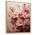 thumbnail image 2 of Designart "Ballet of Cherry Blossoms V" Floral Framed Wall Art - Traditional Pink Cherry Living Room Framed Canvas Art, 2 of 6