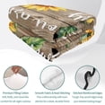 thumbnail image 4 of Queen Quilt Set 90''x96'', Yellow Sunflower Lightweight Bedspread Coverlet Set with 2 Pillow Shams, Butterfly Sunshine Brown Farmhouse Wood Breathable All Season Quilt Bedding for Bedroom/Guest Room, 4 of 9
