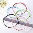 thumbnail image 2 of Necvior Multi-color Kabbalah Braided Bracelet Good Luck for Wish Card Star Charm Bracelet Adjustable Wax Rope Bracelet for Frien, 2 of 20