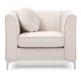 thumbnail image 2 of Glory Furniture Delray Accent Chair in Ivory Color, 2 of 4