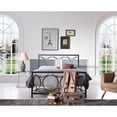 thumbnail image 4 of Hodedah Complete Metal Full Size Bed in Black Silver, 4 of 4