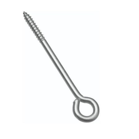 

2PC National Hardware National Hardware N220-780 Lag Screw Eye 1/4 Inch x 5 Inch