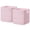 Pink-2Pack-11 X 10.5 X 10.5 Inch, variant on Cotton Rope Storage Baskets Beige 2Pack-13 X 15 X 13 Inch(Kallax) Home Organizing Bins