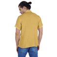 thumbnail image 5 of Atasi Short Kurta Mandarin Collar Tee Solid Short Sleeve Henley Shirt With Pocket, 5 of 7