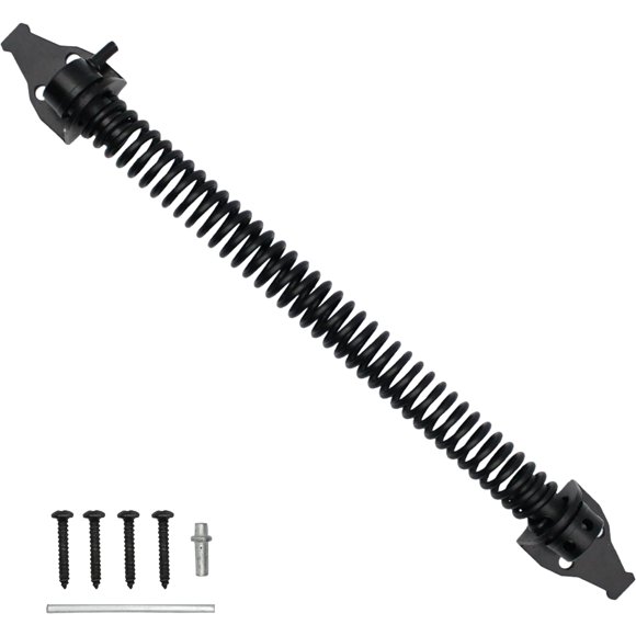 Adjustable Gate Spring 14" Automatic Strong Closer Black