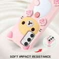 thumbnail image 6 of for Samsung Galaxy A54 5G 3D Kawaii Cute Cartoon Bear Cool Fun Funny Bear Soft TPU Case Silicone Cover For Samsung Galaxy A54 6.4", 6 of 6