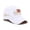 White, variant on We The People Baseball Cap with Cross And 250 Years Of Freedom Embroidery for Americans Who Believe In God And Constitution Army Green