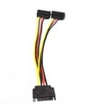 thumbnail image 2 of SATA Power Cable Y Splitter Computer SATA 15-pin Cord splitter ;SATA 1-drag-2 Adapter Hard Disk Accessory, 2 of 6