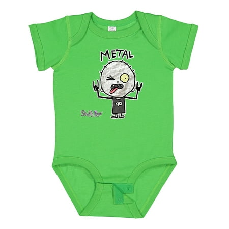

Inktastic Metal Face Gift Baby Boy or Baby Girl Bodysuit