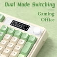 thumbnail image 3 of AULA S99 Pro, 99-Key, Wireless, Membrane, Gaming Keyboard, RGB, 5-Layer Padding, 2000 mAh Battery, Knob, Digital Screen, 3 of 7
