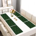 thumbnail image 2 of Green Christmas Tree and Star Pattern Summer Placemats Table Placemats Set Of 6-Linen Kitchen Washable Placemats Table Mats 11.8"x17.7" Non-Slip Heat Resistant, 2 of 5