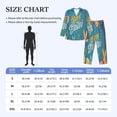 thumbnail image 4 of Bingfone Men's Pajama Set 2 Piece Loungewear PJs, Long Sleeve with Pajama Pants- Happy Easter-X-Large, 4 of 7