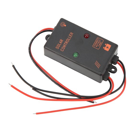 Controlador Solar PWM, 24 Horas De Carga Controlador De Panel Solar IP67 Impermeable Multifuncional 6V 12V Trabajo Automático Con Terminales Para Barco