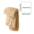 thumbnail image 2 of Soft Cotton Bed Blanket,Thermal Throw Blankets for All Season Lightweight Blanket with Weave Pattern Blanket 59x39inch, 2 of 5