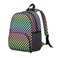 thumbnail image 2 of Rainbow Checkerboard Backpack Backpack for School,Cute School Bag,Schoolbag with Adjustable Shoulder Straps & Padded Back,13.8"x11.4"x6", 2 of 6