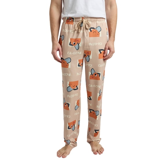 Chainsaw Man Pochita All-Over Print Men's Sleep Pajama Pants -Medium