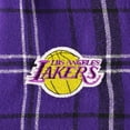 thumbnail image 3 of Men's Concepts Sport Purple/Black Los Angeles Lakers Ultimate Plaid Flannel Pants, 3 of 4