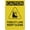 Warning Sign 2, variant on Caution Forklift Lane Keep Clear Aluminum Metal Tin Sign 8"x12" - Safety Restriction Alert Warning Plate, Forklift Lane Sign