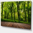 thumbnail image 2 of Green Forest with Dense Woods - Landscape Canvas Art Print, 2 of 4