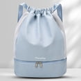 thumbnail image 2 of Mochila con cordón, correa ajustable, bolsa informal para ejercicio físico, deportes, yoga, 2 of 5
