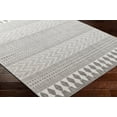 thumbnail image 3 of BoutiqueRugs Lali Bohemian, Transitional Runner Rug - Outdoor Safe - Off White, Charcoal, Medium Gray - 2'7" x 7'3" Runner, 3 of 6