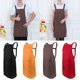 thumbnail image 4 of Delantal de cocina de 2 colores con correa ajustable Chef Bib con bolsillo para hombres y mujeres Zulema Delantal de cocina suave, 4 of 8