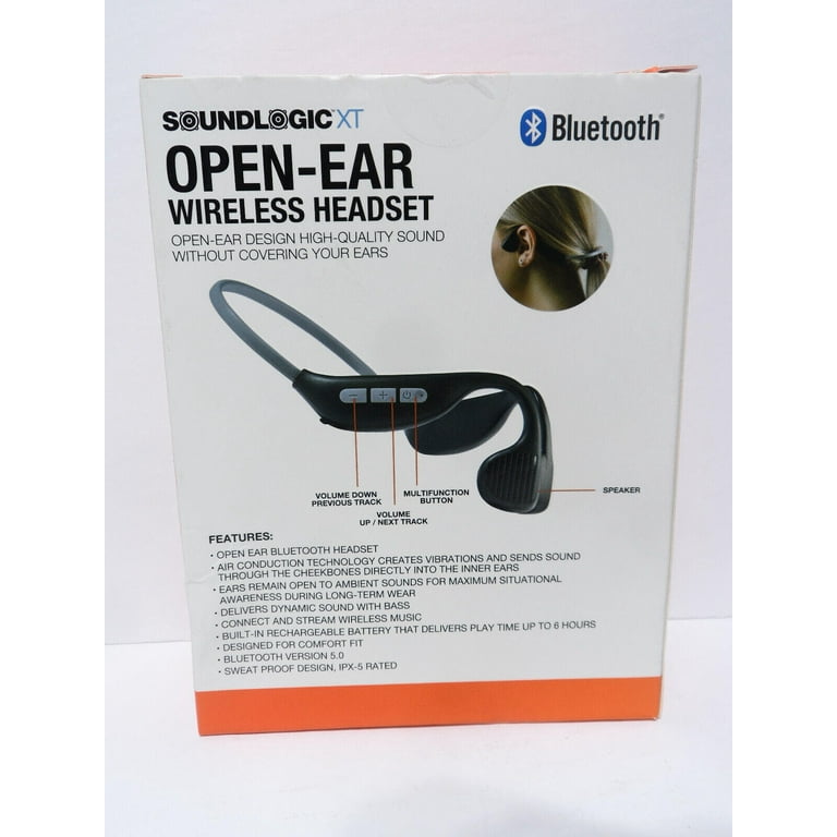 SoundLogic XT Open Ear Wireless Headset Bluetooth
