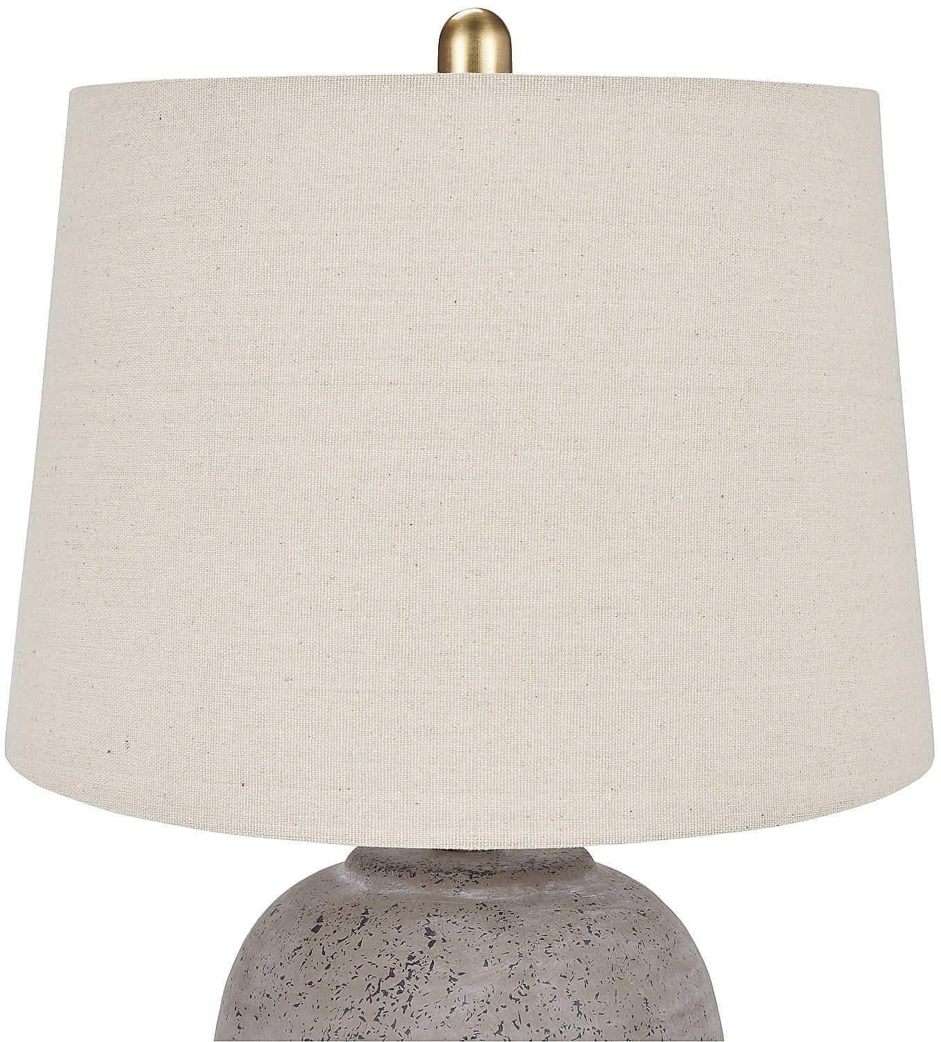 Nourison 23” Brown Unglazed Ceramic Urn Table Lamp