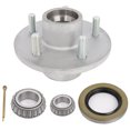 thumbnail image 5 of CCIYU Boat Trailer Galvanized Hub Axle Kit 5-4.5 Bolt Circle Wheel Hub Kit 3500lb Axle 5 Bolt Lug Greased Bearings 68149 & 44649, 5 of 6