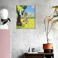 thumbnail image 3 of Lsque Bluey Pattern Decorative Picture – Unique Modern Wall Art, Ready-to-Hang Canvas Print for Home (Vertical), 3 of 6