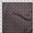 thumbnail image 4 of oneOone Velvet Black Fabric Asian Suzani Sewing Craft Projects Fabric Prints By Yard 58 Inch Wide, 4 of 5