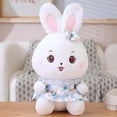 thumbnail image 2 of 35/60cm Lovely Rabbit Plush Toy Soft Cartoon Animal Big Ear Bunny Doll Stuffed Baby Accompany Pillow Kawaii Birthday GiftsBlue60cm Deng Xun unisex, 2 of 2