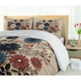 thumbnail image 6 of Ambesonne Rustic Duvet Cover Set, Modern and Simple Bouquet, Calking, Night Blue Ruby and Champagne, 6 of 6
