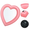 thumbnail image 3 of Shisuyan Heart Shape Mirror Tabletop Makeup Mirror Creative Standing Wall-mounted Mirror, 3 of 9