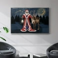 thumbnail image 2 of Celestial Christmas Collection A - Framed Gallery Wrapped Holiday Canvas - 17 x 25 - Silver Frame, 2 of 9