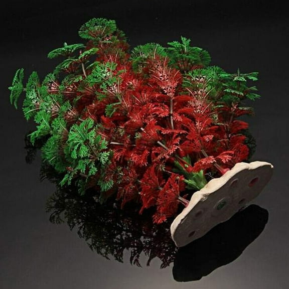 Walbest Aquarium Plastic Grass Artificial Vivid Lifelike Underwater Plants Beautiful Aquarium Decor Fish Tank Decoration Ornament