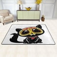 thumbnail image 2 of Dreamtimes Day of The Dead Area Rug 72x48in Cute Skull Cat Non-Slip Floor Carpet Comfort Floor Mats Decor for Indoor Living Dining Room and Bedroom Area, 2 of 7