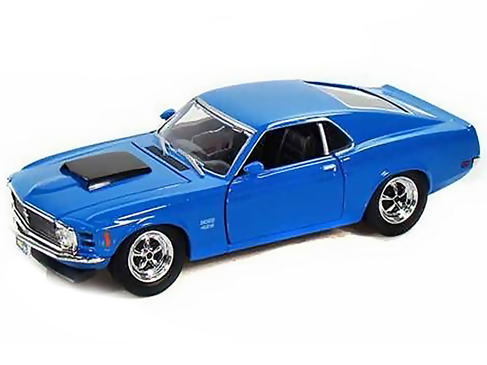 1970 Ford Mustang Boss 429 Blue 1/24 Diecast Model Car by