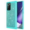 thumbnail image 4 of for Samsung Galaxy Note 20 Ultra Phone Case Glitter Shock proof Edge Scratch Shield Hybrid Layers Slim Bumper Cover (Teal), 4 of 4