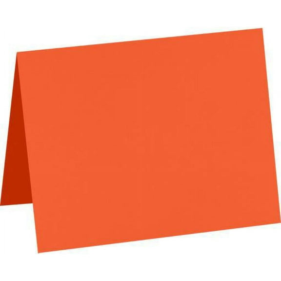 LUXPaper A6 Folded Card, 4 5/8 x 6 1/4, Rust, 500 Pack