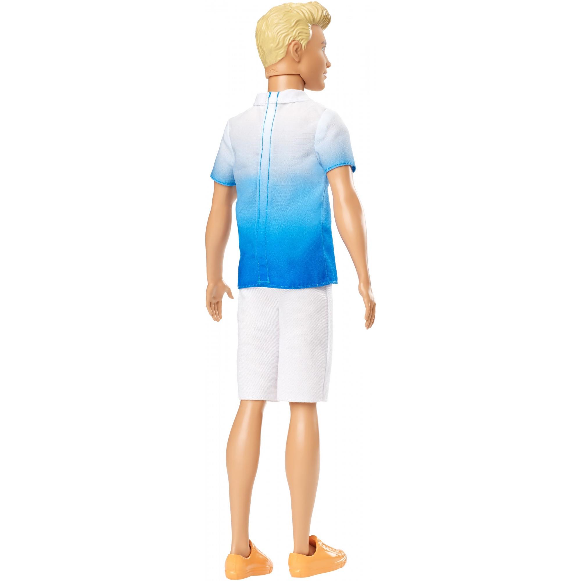 Barbie Ken Fashionistas Doll, Blonde Wearing Blue Ombre Shirt - image 5 of 6