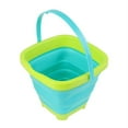 thumbnail image 1 of Portable Beach Bucket Sand Toy Foldable Collapsible Multi Purpose Plastic Pail, 1 of 6