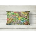 thumbnail image 2 of Carolines Treasures PRS4047PW1216 Lizard Jungle Canvas Fabric Decorative Pillow  12H x16W multicolor, 2 of 4