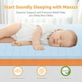 thumbnail image 4 of Maxzzz 4Inch Mattress Topper Gel Infused Memory Foam Queen Size CertiPUR-US Certified Foam Copper Deodorization Pad, 4 of 6